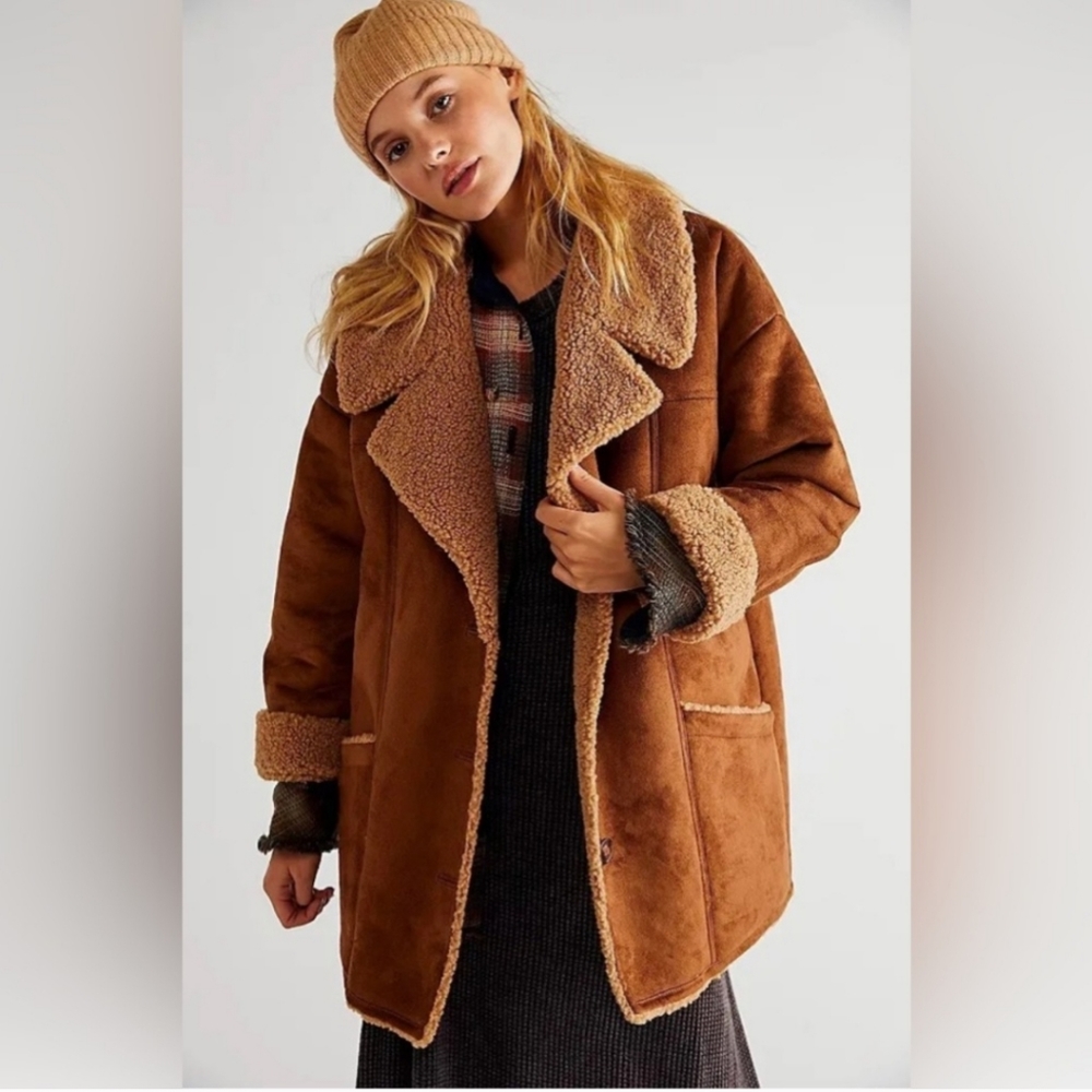 #222- Free People Diogo Jacket In Toasted Almond